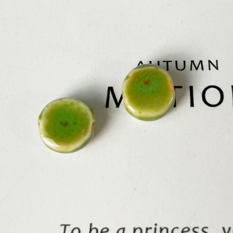 8:Flower glaze green