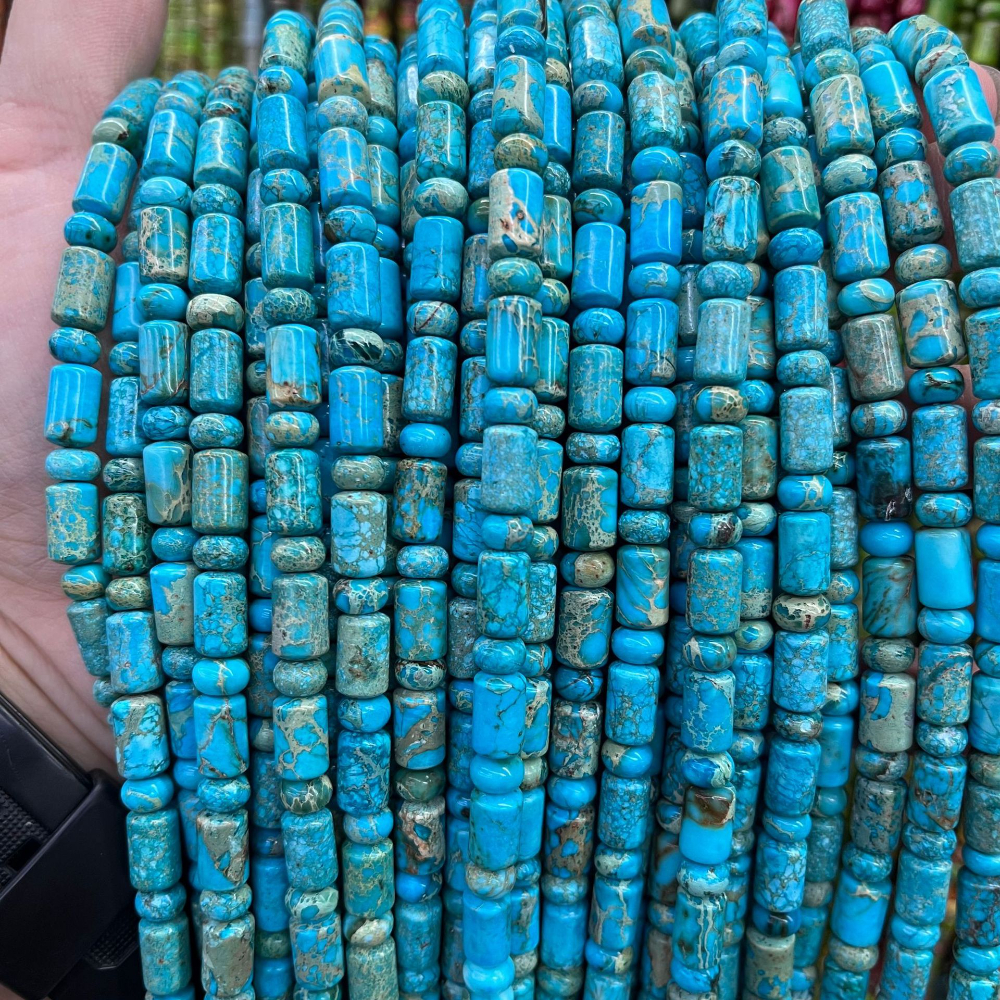 11:Aqua blue Impression Jasper