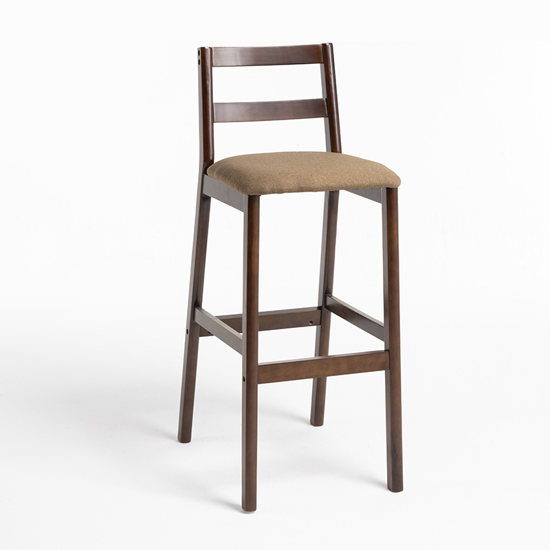 brown wooden frame   brown linen