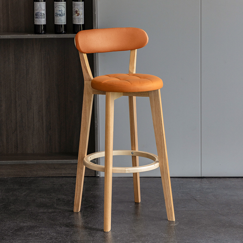 wooden frame orange technical cloth