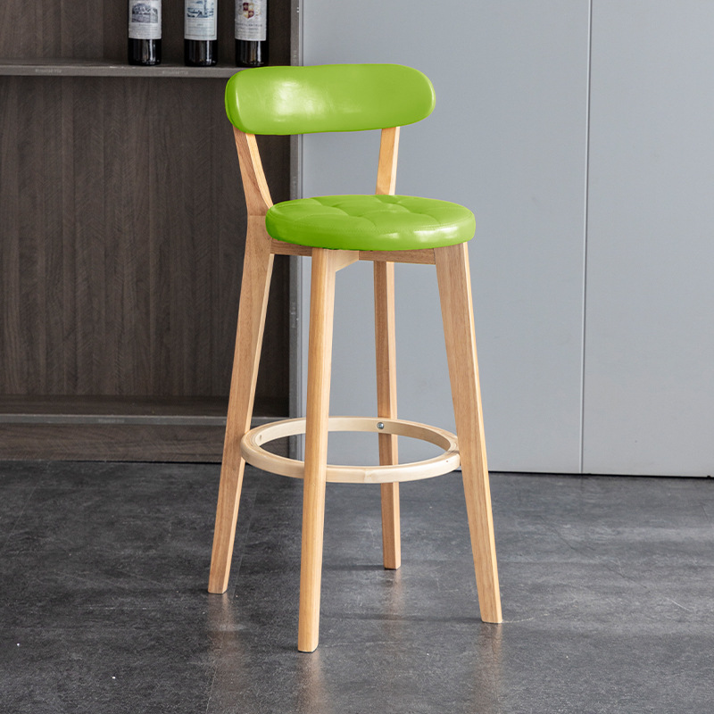 log frame fruit green oil wax leather