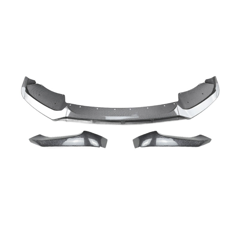 Front corner   front lip carbon fiber pattern