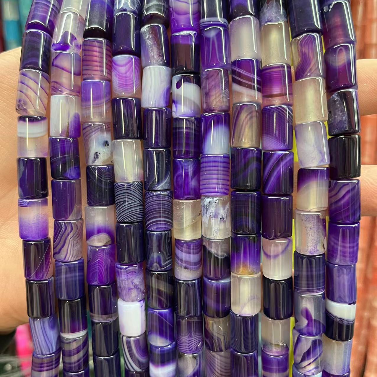 14:Purple striped agate