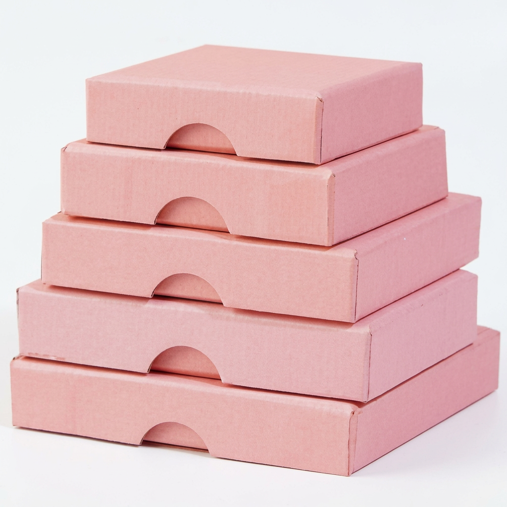 Pink heaven and earth box 9*9*1.6cm