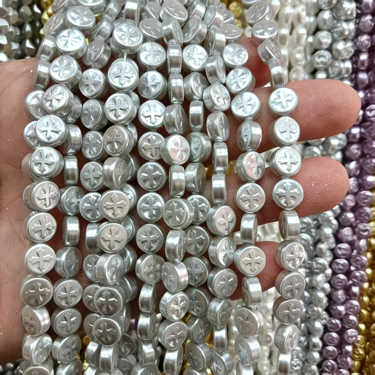 2:11mm round cross gray