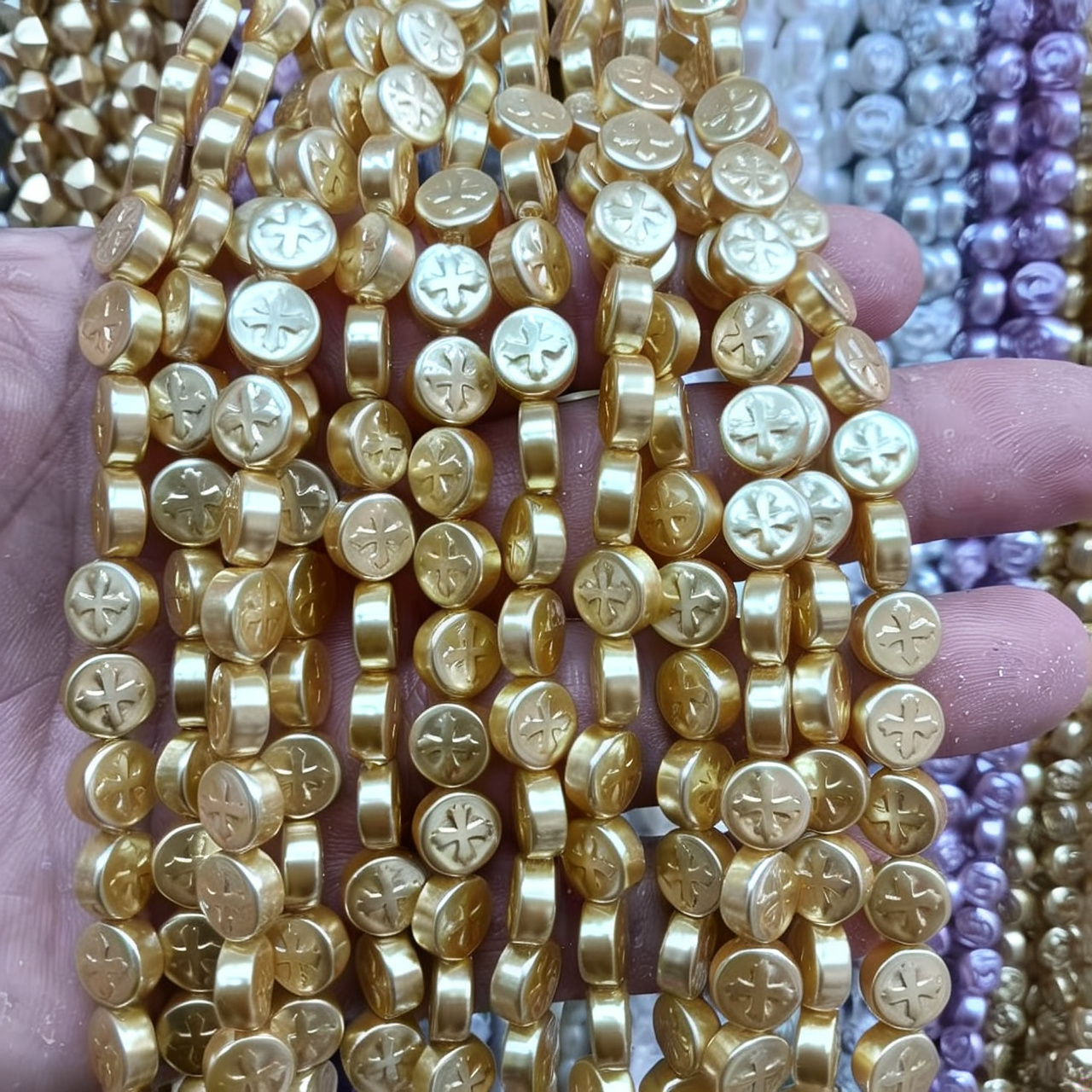 3:11mm round cross yellow