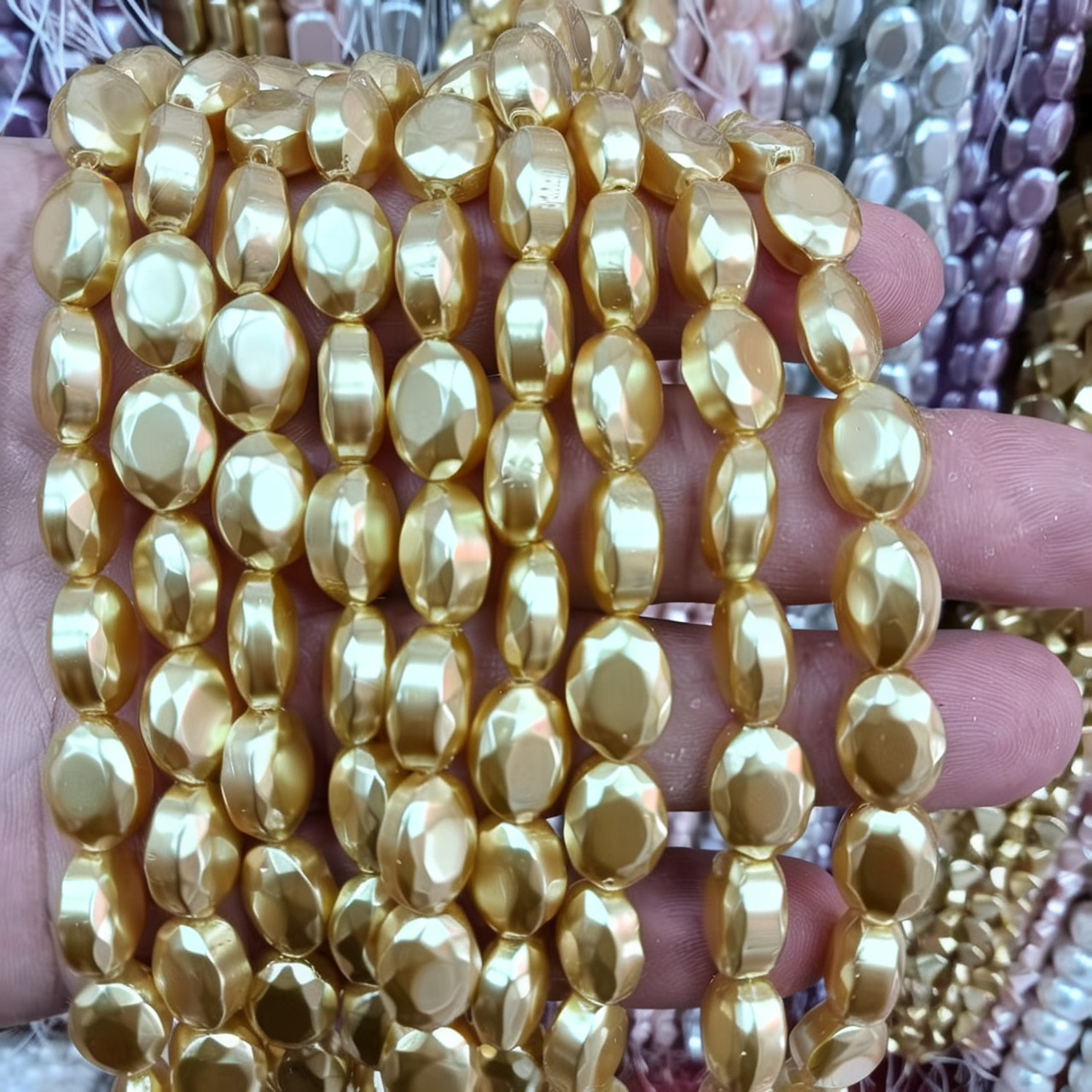 24:9x12mm egg-shaped yellow