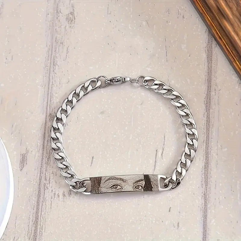 1:Silver bracelet
