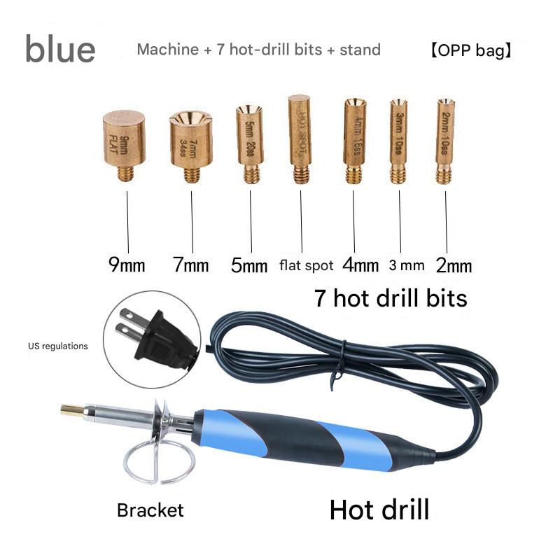 Blue- US plug, opp packaging