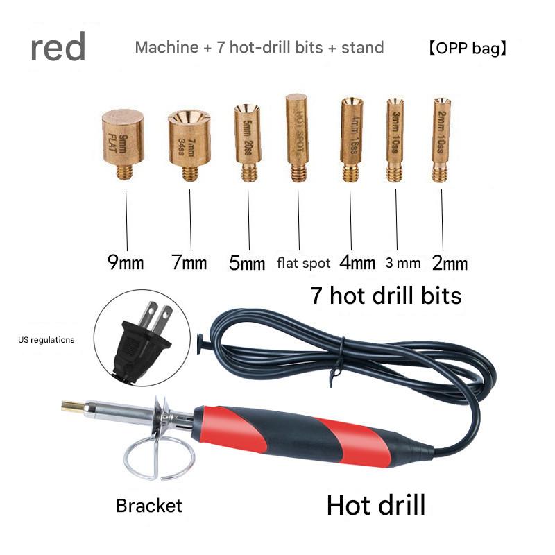 Red- US plug, opp packaging