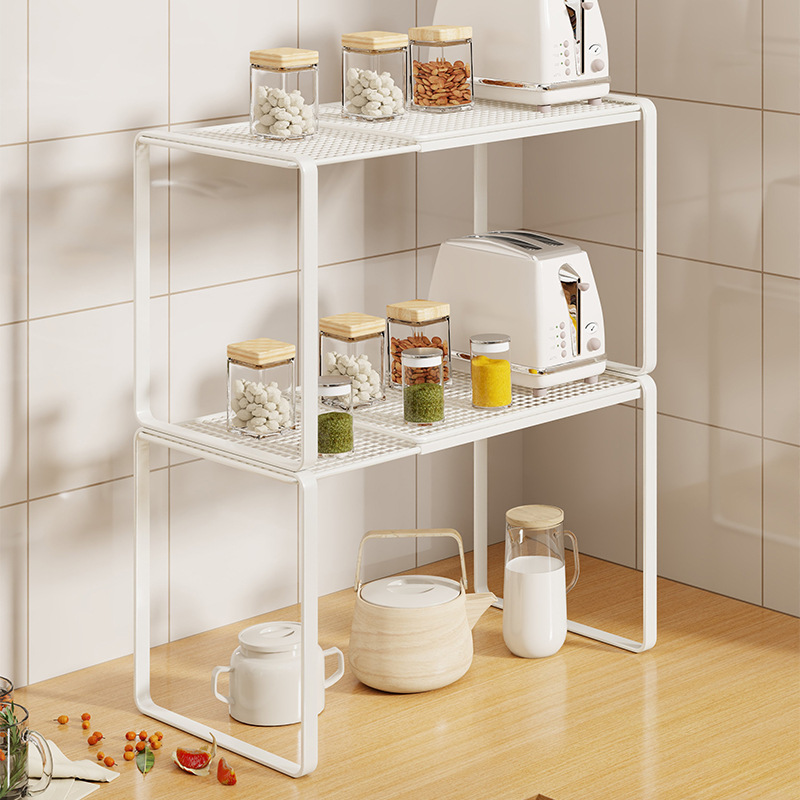 [retractable] length 38-62, width 27, height 31, white double layer