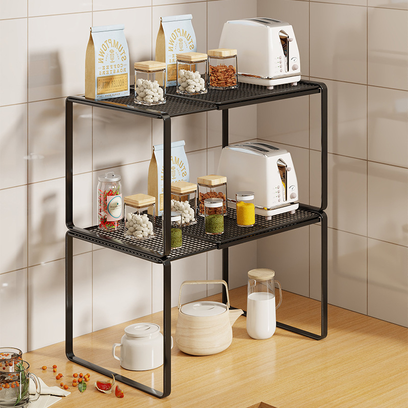 [retractable] length 38-62, width 35, height 31, black double layer