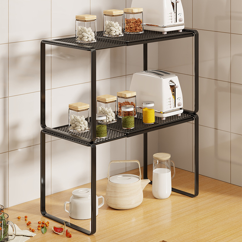 [retractable] length 38-62, width 27, height 31, black double layer