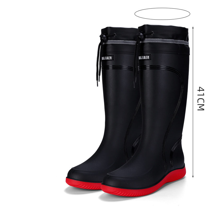 Black and red drawstring