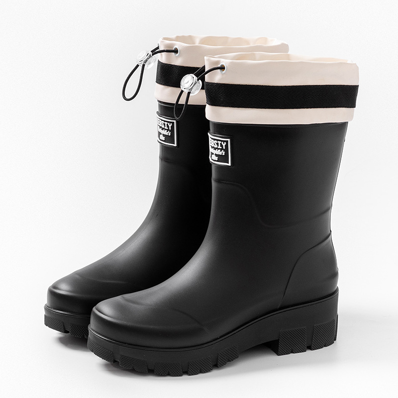 Mysterious black (drawstring style)