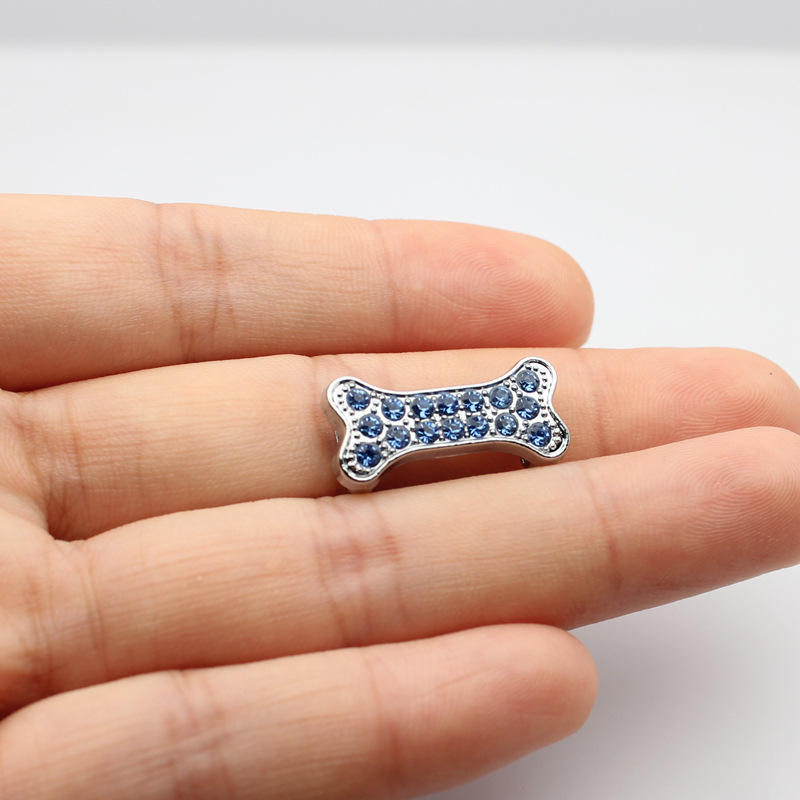 1:SL491-light blue diamond dog bone