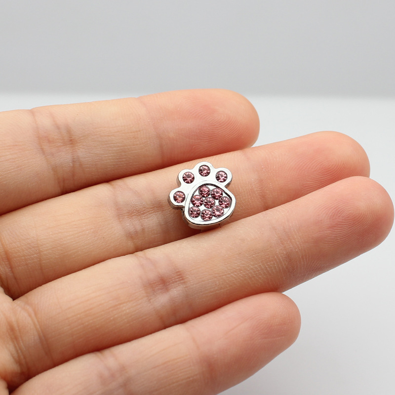 14:SL187-pink diamond dog paw