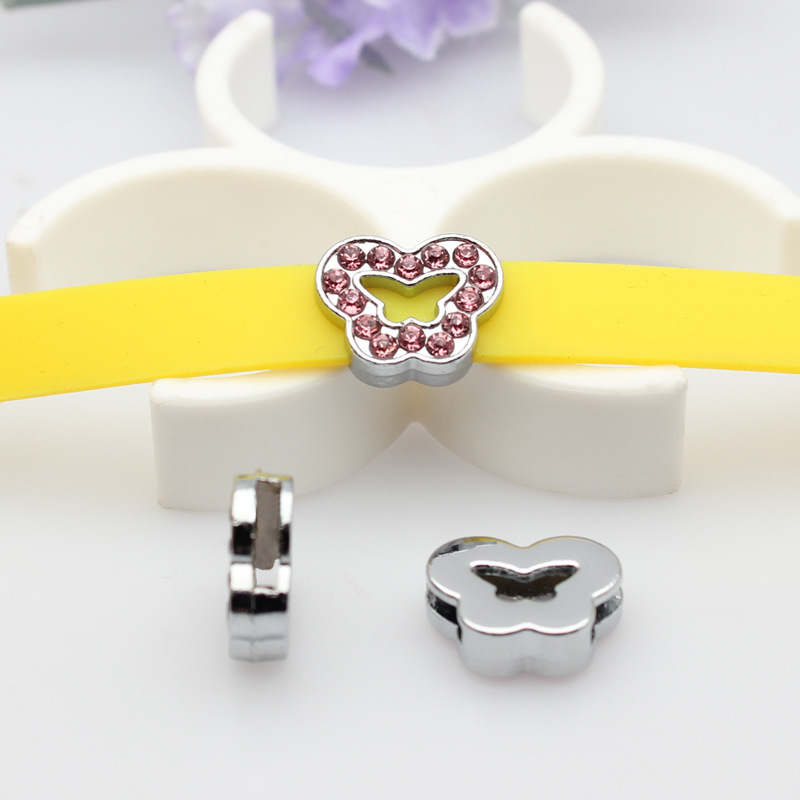 14:Butterfly -8mm pink diamond