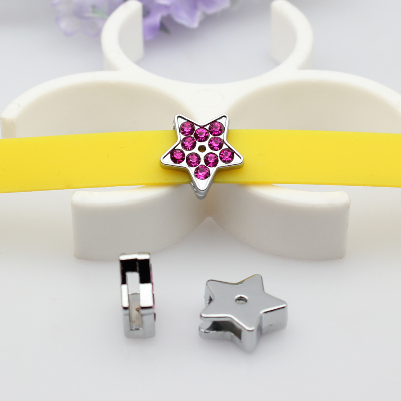 34:Star -8mm Rose Red drill