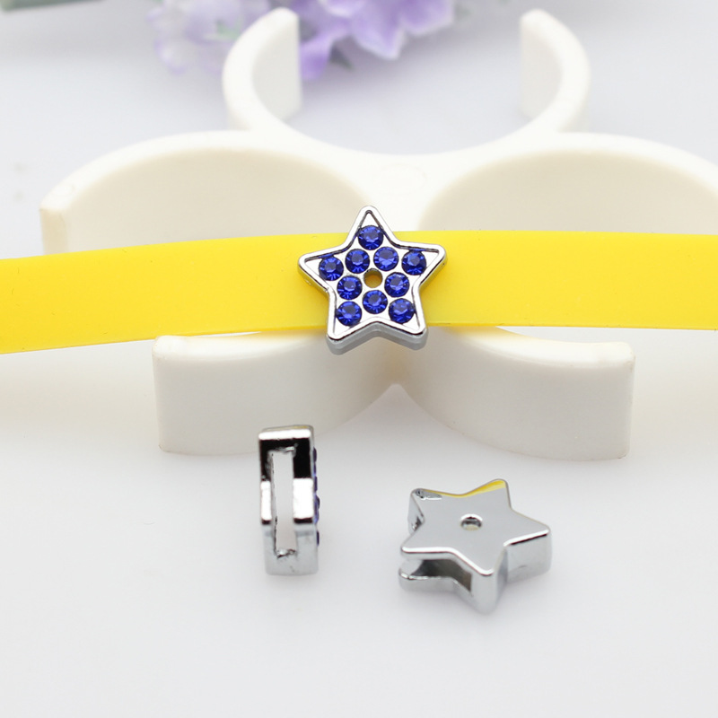 35:Stars -8mm Sapphire Blue Diamond