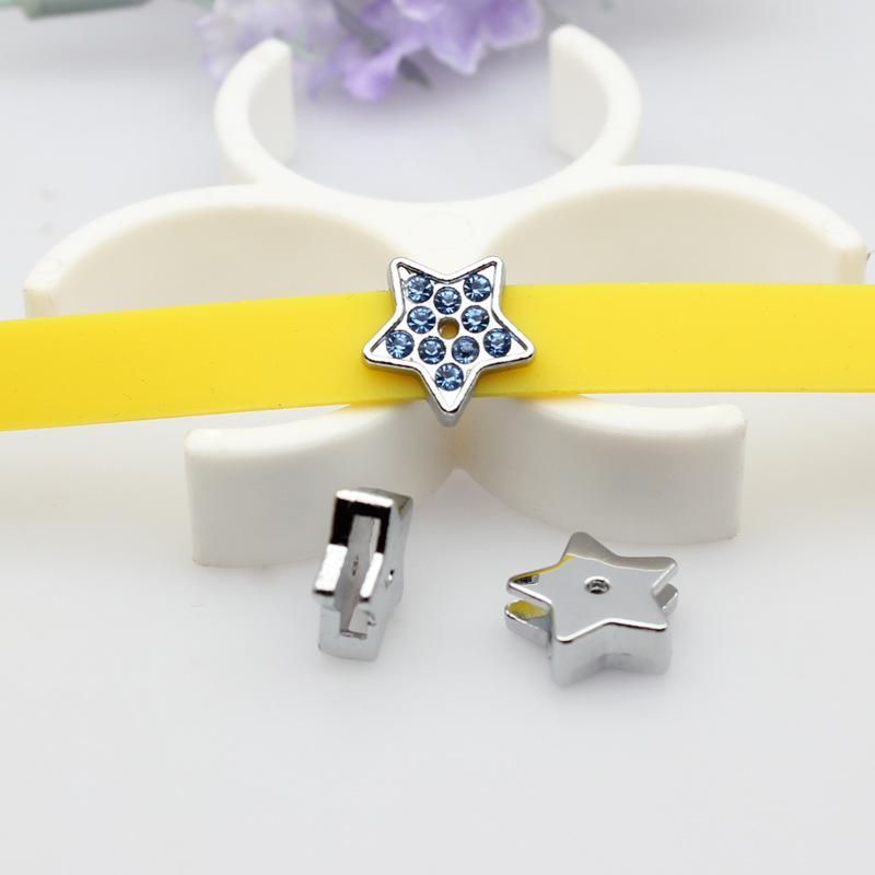 38:Stars -8mm shallow blue diamond