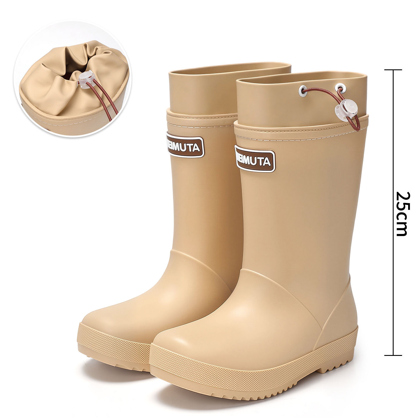 Off-white waterproof drawstring