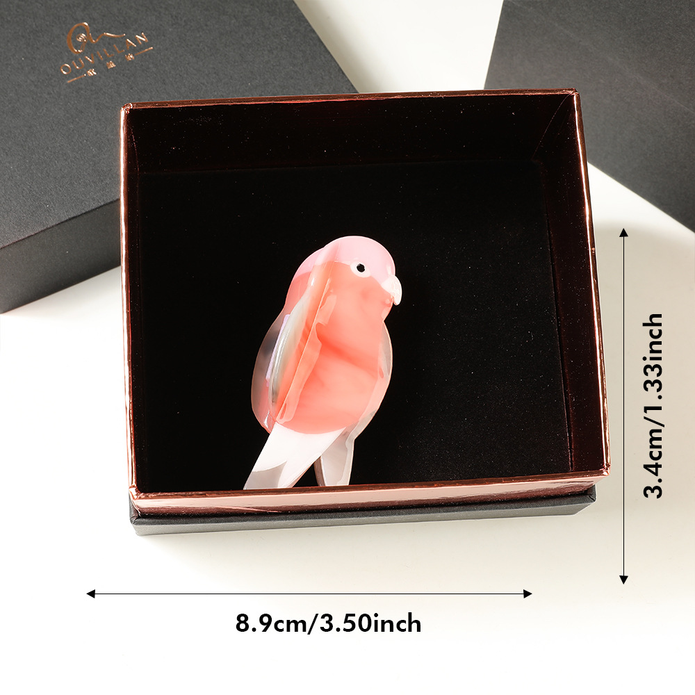 6:Pink parrot (default without gift box)