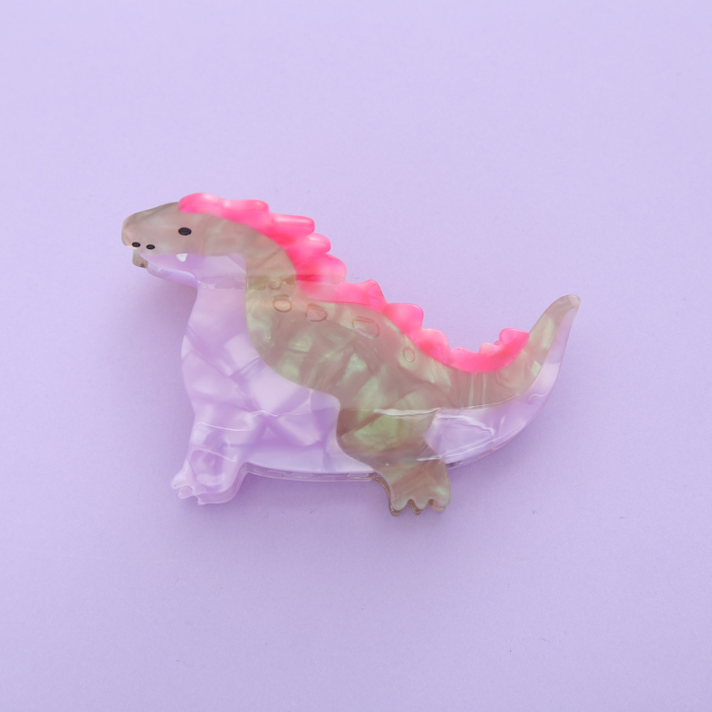 5:Purple stegosaurus 8.5*5.5cm