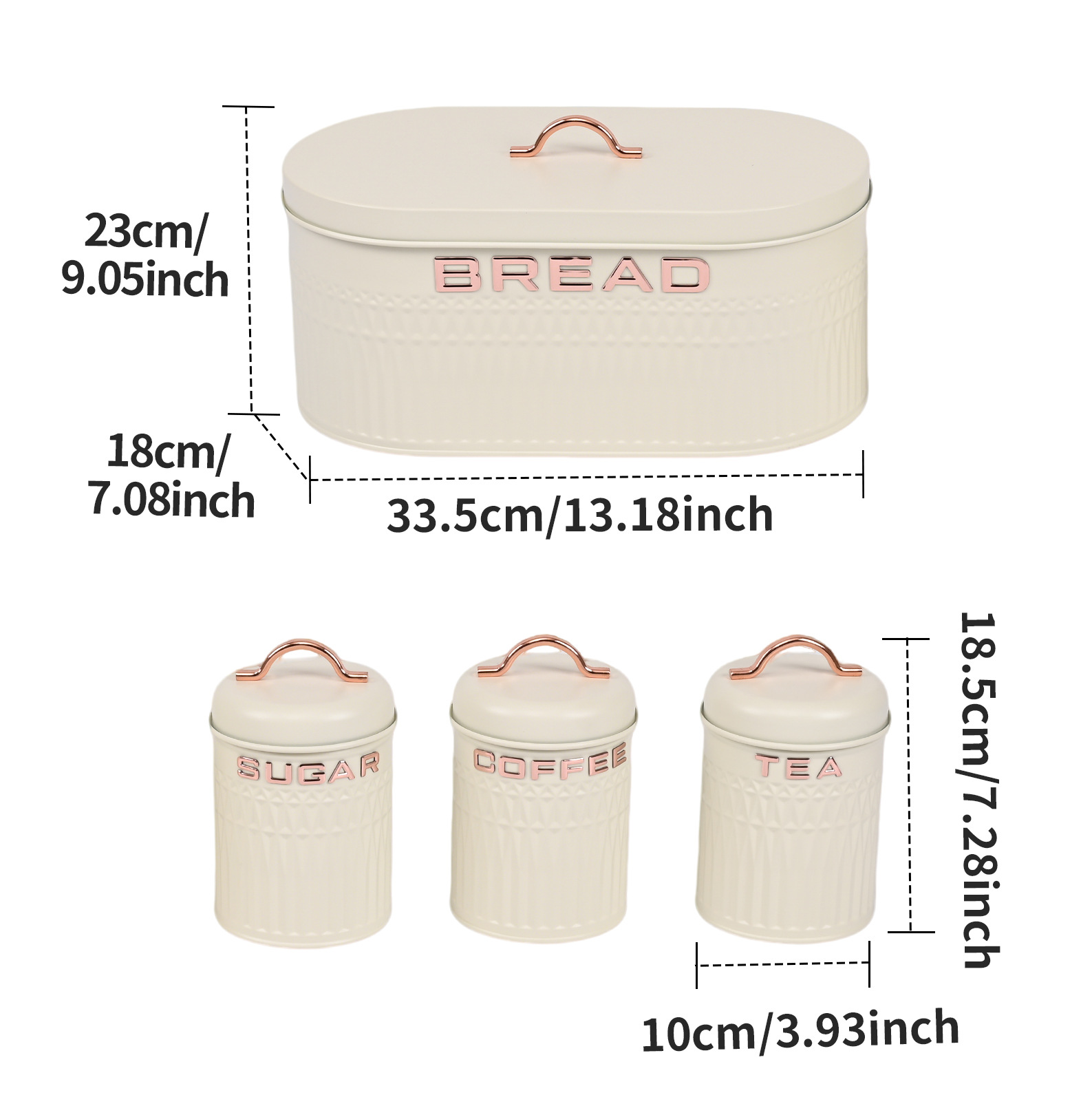 Milky white (1 large 3 small)