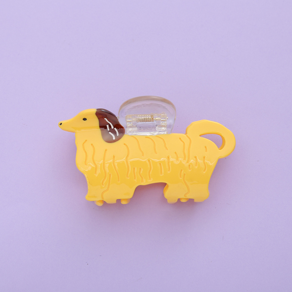 1:Yellow king charles puppy 8*5.5cm