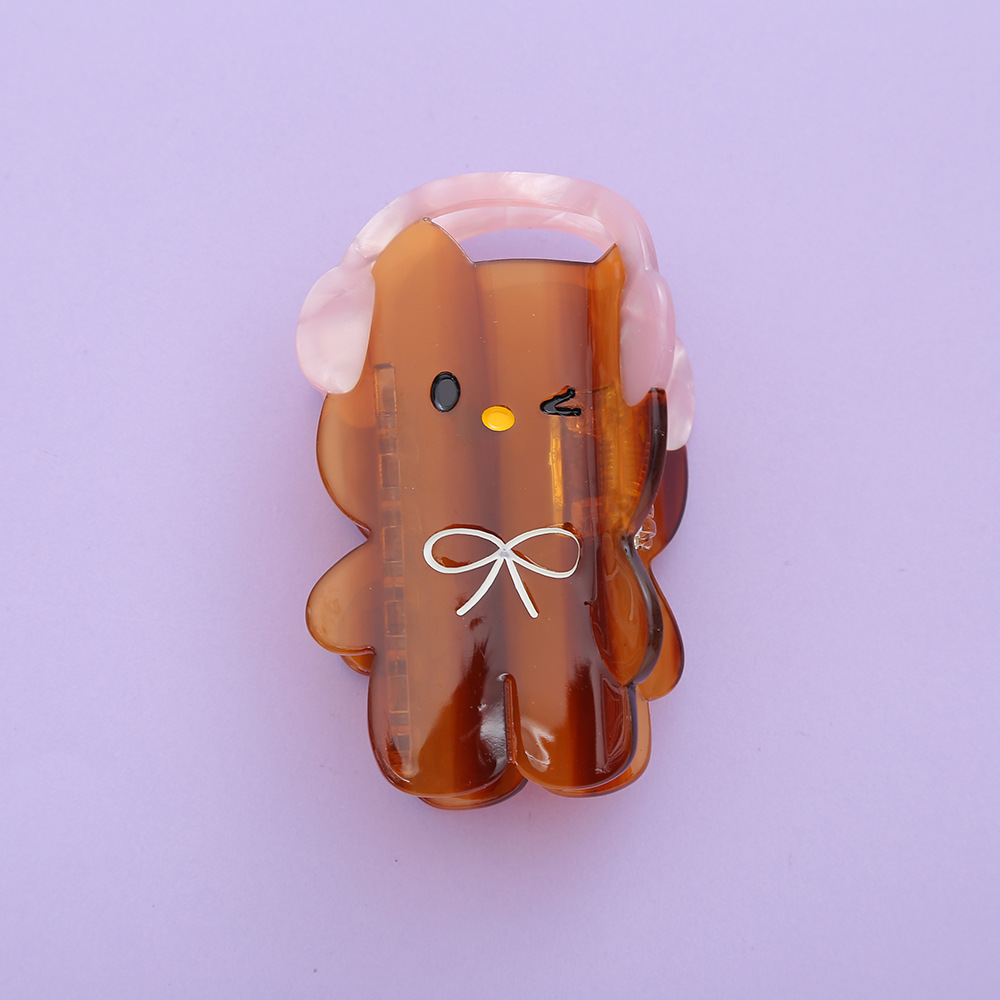 3:Caramel color cat 8.5*5.5cm