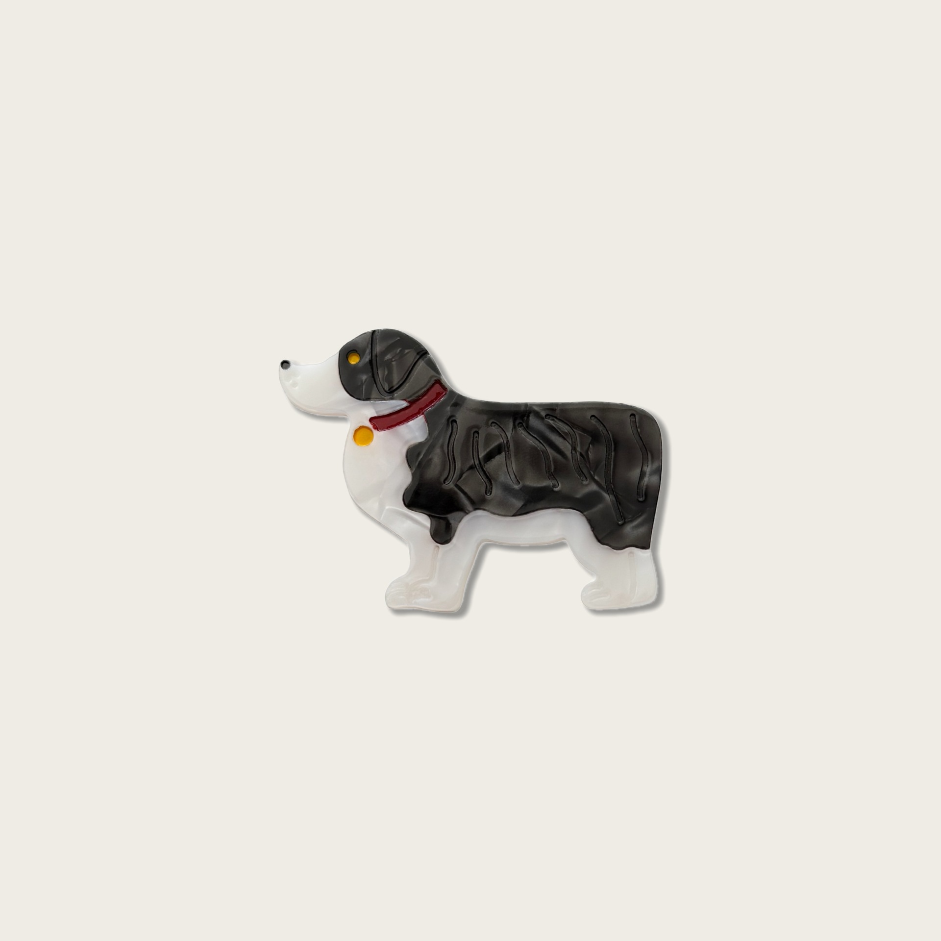 1:Border collie 56x40mm
