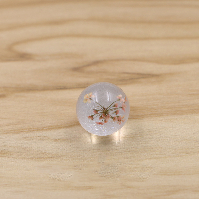 S1035 pink flower 12mm