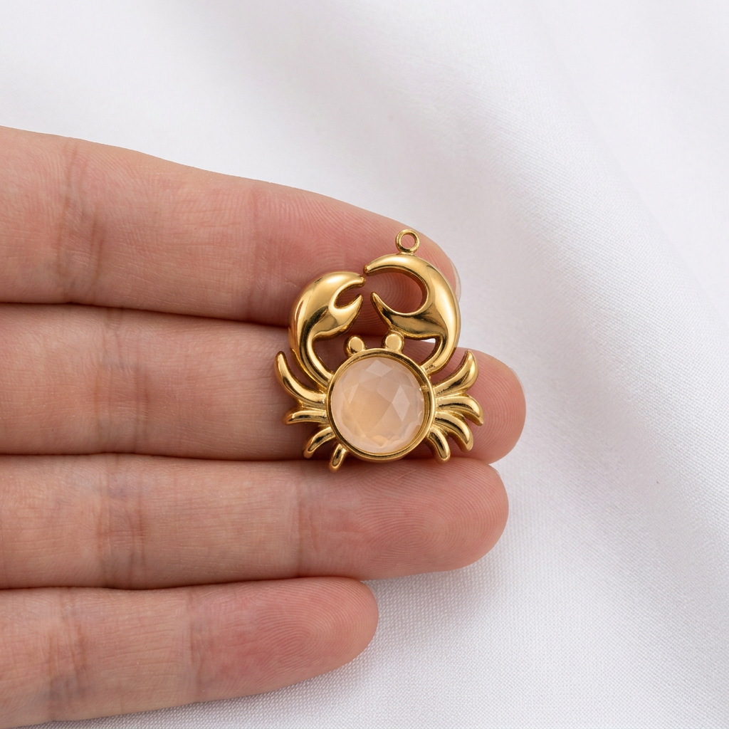 14:Crab Rose Quartz