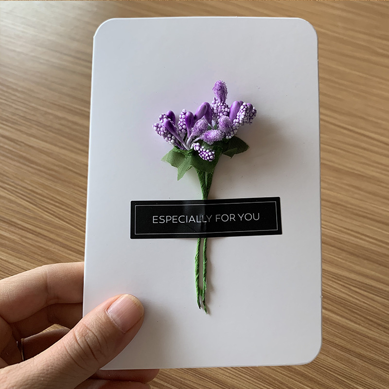 3:White card-lavender