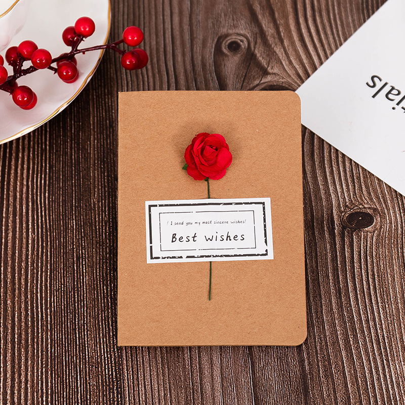2:02 wine red roses (kraft paper small size)