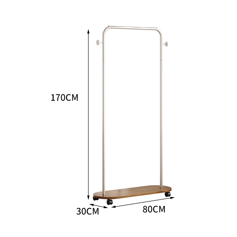 walnut color silver rack 80*170