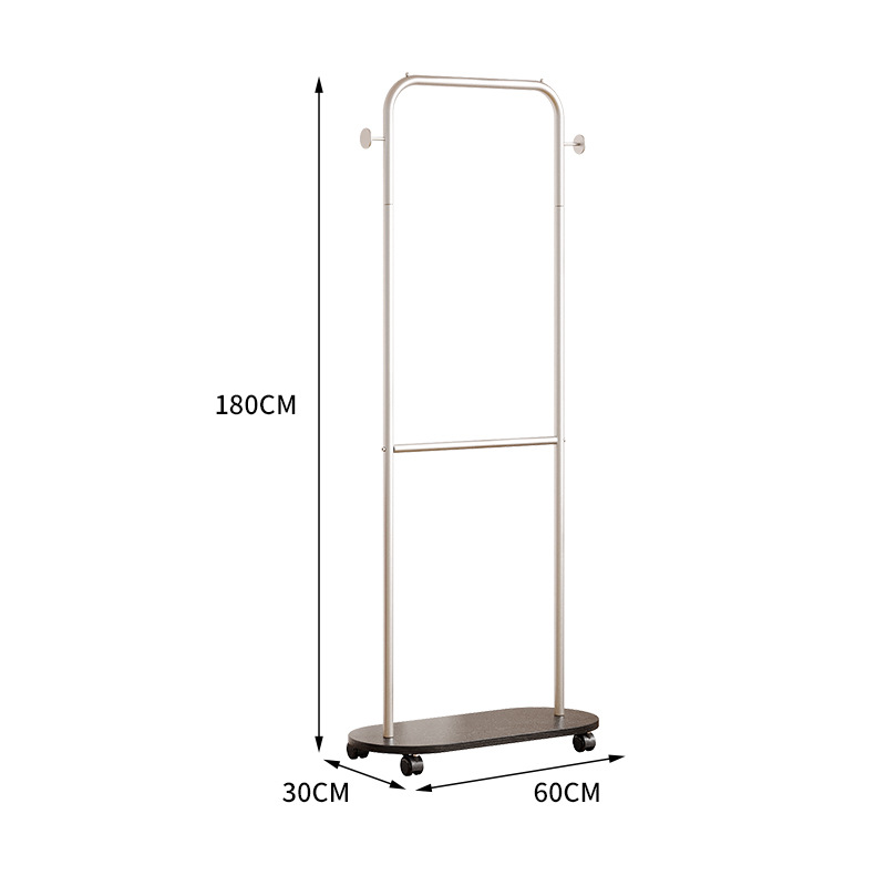 black and silver rack 60*170 with hang bar