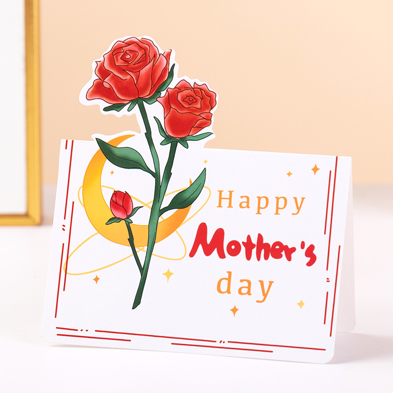 2:【02】rose - happy mother's day (single card) 80043