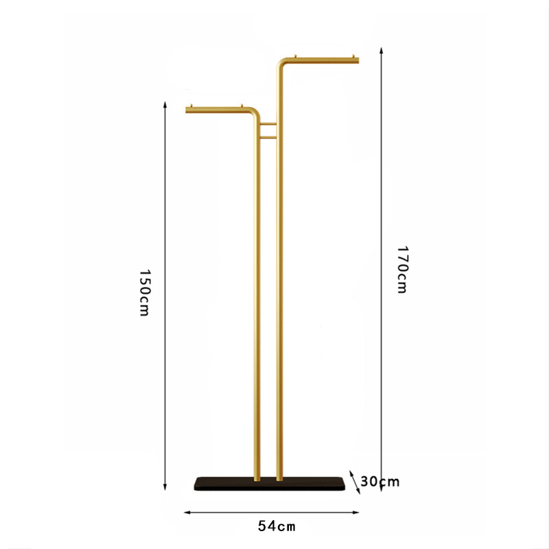gold bracket black base