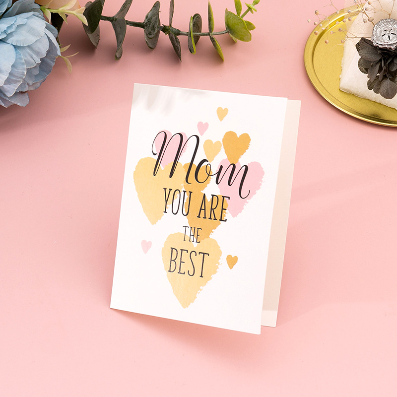 4:【04] mother's day vertical style 4 (single greeting card)