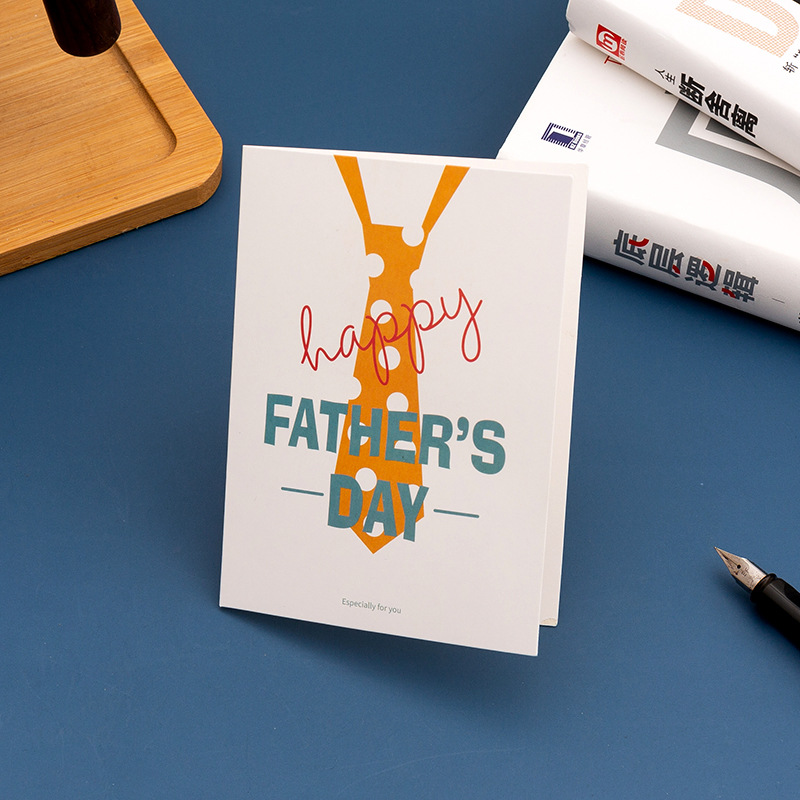 8:【08】father's day vertical style 2 (single greeting card)