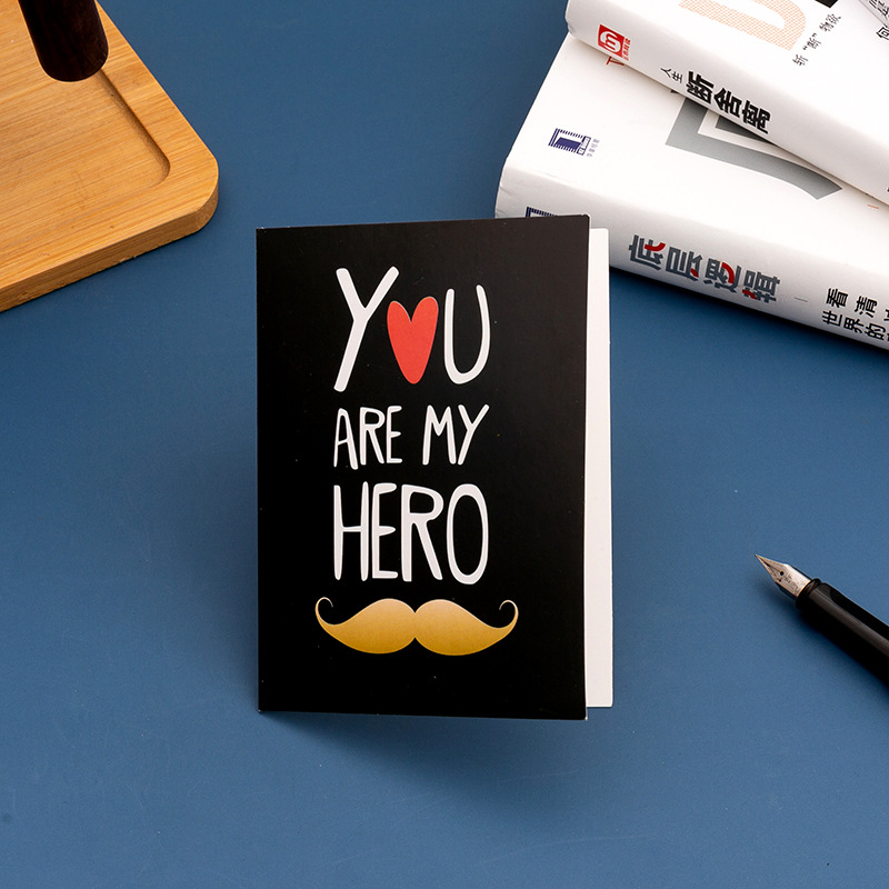 11:【11】father's day vertical style 5 (single greeting card)