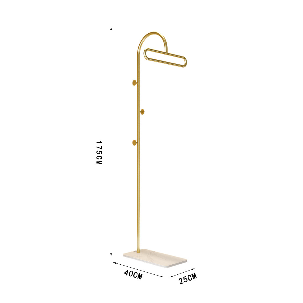 gold color with round hookls