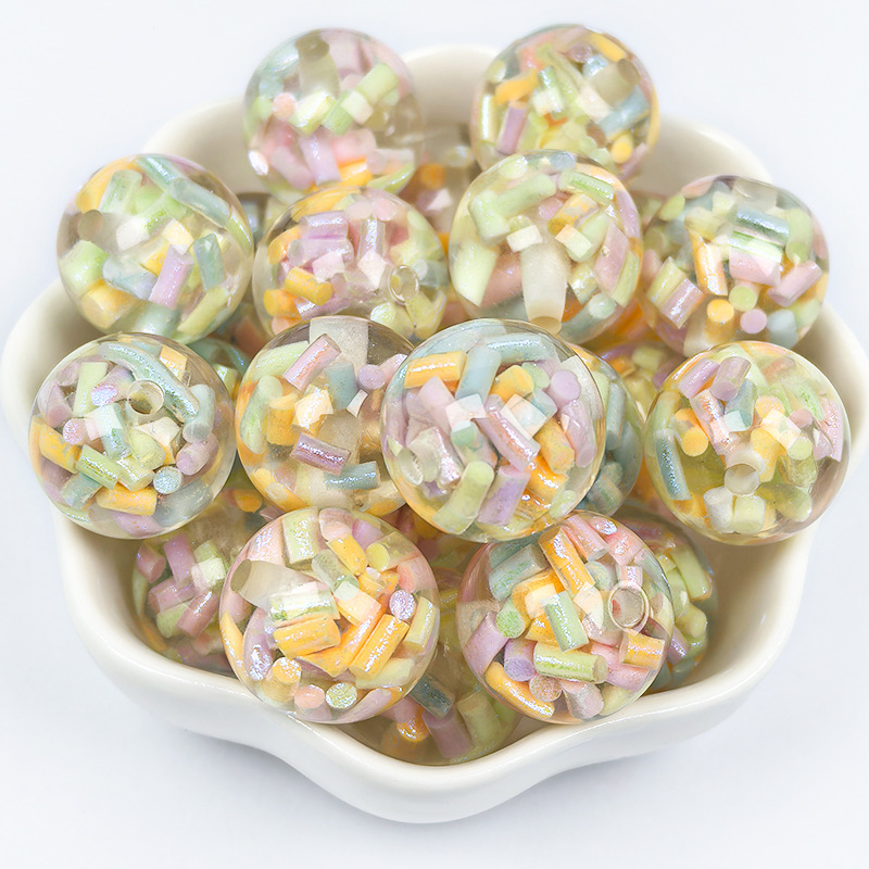 3:16mm soft clay strip resin beads c3 color