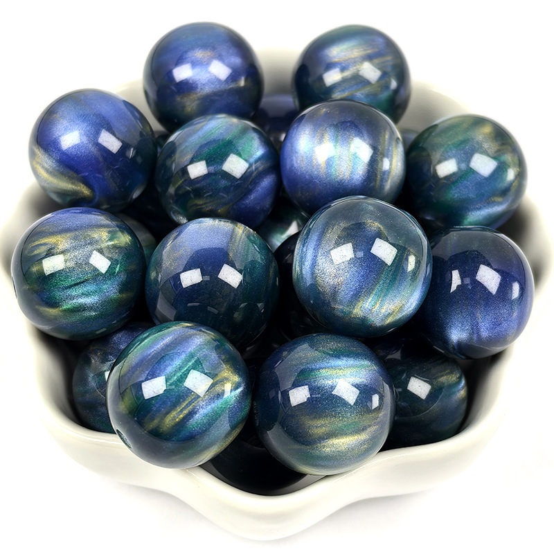 9:16mm smudged oil painting resin beads c9 color