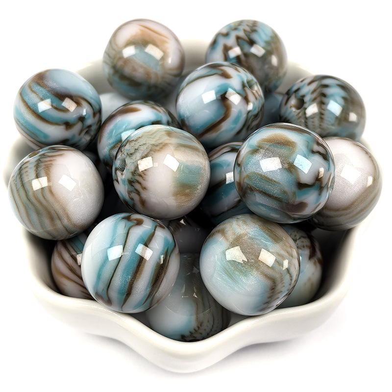 13:16mm smudged oil painting resin beads c13 color