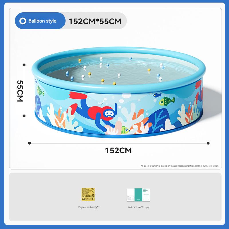 Diver inflatable ring model - folds 150cm in seconds [single swimming pool]