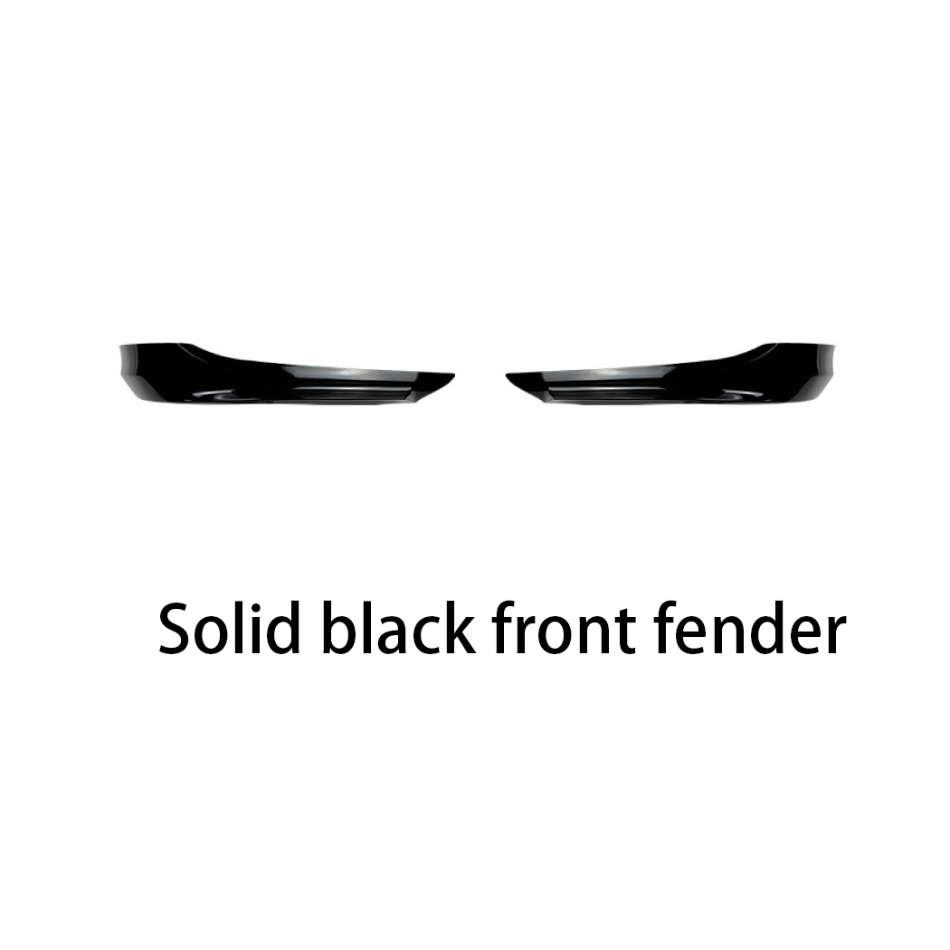 Front corner piano black