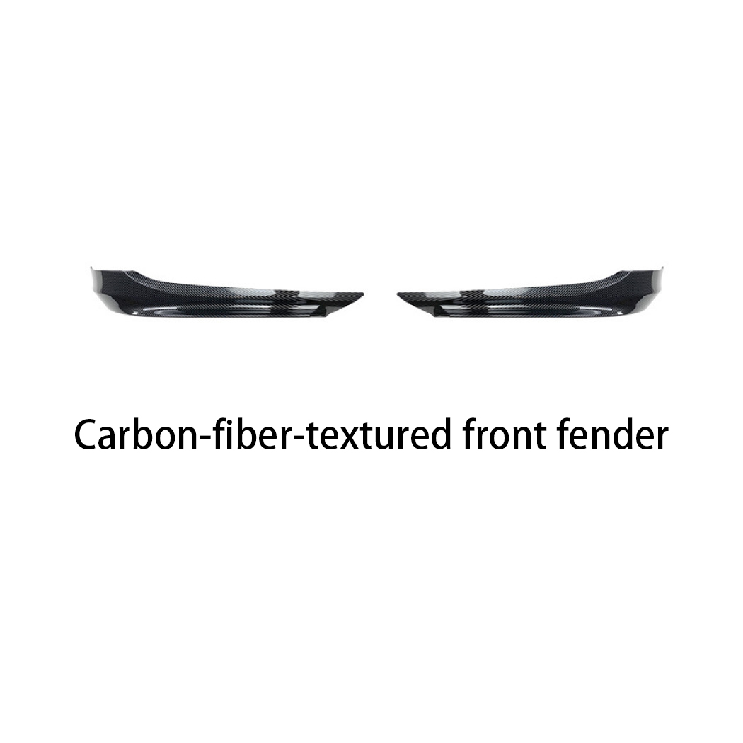 Front corner carbon fiber pattern